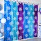 2-Pack Ice Blue Foil Fringe Curtains 3.3x6.6ft Winter Princess Birthday Party Decorations